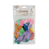 Q.Balloon(20PCS)Mixed vibrant assorted balloons in a pack for colorful party decorations.